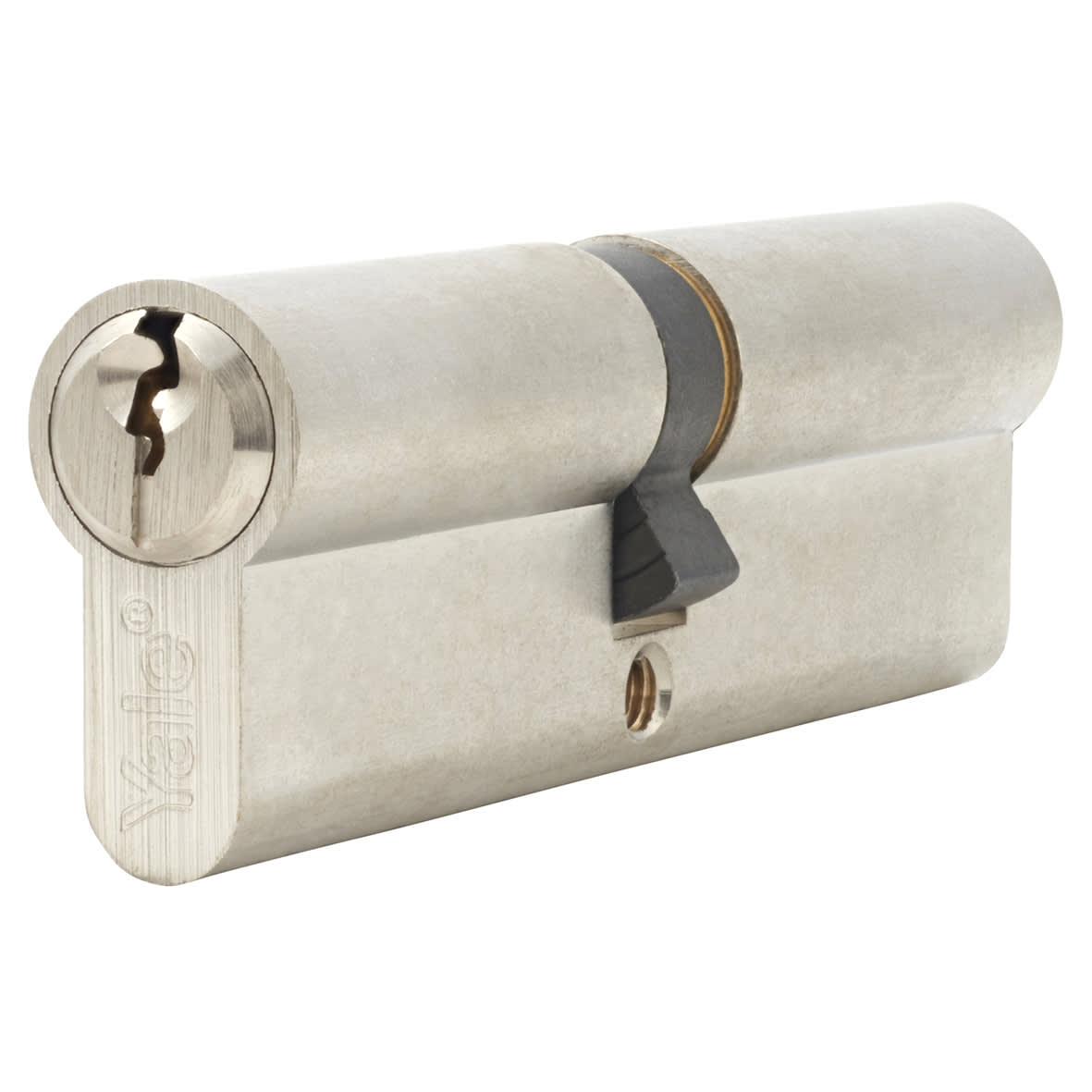 6 Pin 105mm Euro Double Cylinder - 50 + 55mm - Satin Nickel - Keyed to Differ