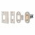 Contract Bolt Through Tubular Latch - 67mm Case - 46mm Backset - Radius/Square - Pol Nickel