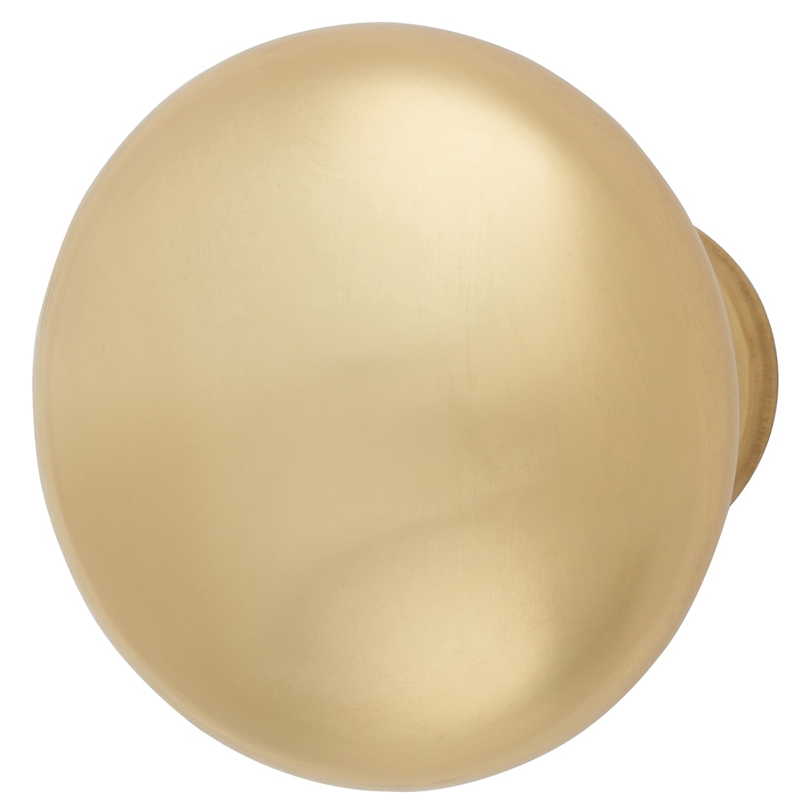 Wade Round Cabinet Knob - 32mm Diameter - Polished Brass