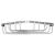 Wirework Small Corner Shower Soap Dish Basket - 40 x 195 x 120mm - Stainless Steel