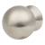 Turned Ball Cabinet Knob - 30mm Diameter - Satin Stainless Steel