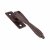 Reeded Locking Espagnolette Casement Window Handle - Reversible - Soft Antique Bronze
