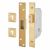 3G110 5 Detainer High Security Deadlock - 73mm Case - 44mm Backset - Polished Brass