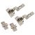 CLIP Top Thick Door Soft Close Cabinet Hinge Pack - 95° - Sprung - Inset - Zinc Plated - Pair