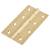 Solid Drawn Butt Door Hinge - 100 x 60 x 2.5mm - Satin Brass - Pair