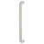 Diamond White Nylon D-Bar Door Pull Handle - Bolt Fix - 600mm c/c