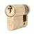 5 Pin 40mm Euro Single Cylinder - 30 + 10mm - Polished Brass - Master Keyed