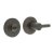 Easy Turn & Release with Chamfered Rose - 50mm Diameter - Dark Bronze