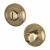 Bathroom Turn & Release - 50mm Diameter - Antique Brass