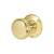 Marcus Polished Brass Mortice Door Knob - 69mm Rose Diameter - Richmond Range
