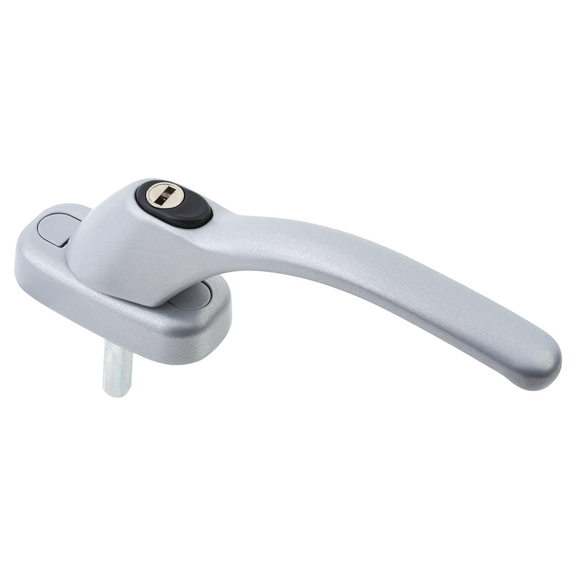 uPVC/Timber Tilt & Turn Espagnolette Locking Multipoint Window Handle - Premium Sat Silver