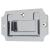 Military Chest Flush Cabinet Pull Handle - 89 x 45mm - Polished Chrome