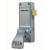 Single Door Push Pad Latch - Timber Door - Silver