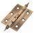 Finial Ball Bearing Butt Door Hinge - 75 x 50 x 2mm - Antique Brass - Pair