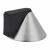 Designer Conical Floor Door Stop - 40 x 32mm - Satin Chrome