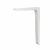 Aluminium Shelf Bracket - 100 x 150mm - White