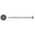 Cutter Pozi Countersunk Wood Screws - 4.0 x 30mm - Bright Zinc Plated - Pack of 200