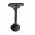 19mm Hanging Rail End Bracket - Black - Pack of 2