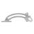 Marcus Locking Quadrant Stays - 155mm Length - 114mm Throw - Satin Chrome