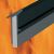 TF130BK Intumescent Glazing Gasket - FD30 - 100m Length - Black