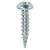 Twin Threaded Pozi Round Head Wood Screws - 6 x 5/8" - Zinc Plated - Pack of 200
