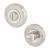 Sorrento Bathroom Turn & Release - 53mm Diameter - Polished/Satin Chrome