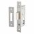 9600 Narrow Style Euro Deadlock - 50mm Case - 35mm Backset - Satin Stainless Steel