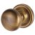 Marcus Antique Brass Mortice Door Knob - 62mm Rose Diameter - Hampstead Range