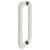 Diamond White Nylon D-Bar Door Pull Handles - Back to Back - 300mm c/c