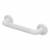 36mm Plastic Fluted Grab Rail - 305mm Length - White