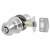 Satin Chrome Bala Hotel Bathroom Mortice Door Knobset - 65mm Rose Diameter