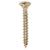 Classic Pozi Countersunk Wood Screws - 4.5 x 35mm - Yellow Zinc - Pack of 200