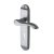 Satin Chrome Scroll Keyhole Lock Door Handles - Aurora Range - 183 x 42mm