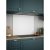 Self Adhesive Glass Kitchen Splashback - 750 x 900mm - Ice White
