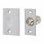 Bales Roller Ball Catch - 25 x 54mm Faceplate - Polished Chrome
