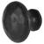 Round Cabinet Knob - 40mm Diameter - Black Iron