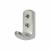 Heavy Duty Single Coat Hook - 45 x 43mm - Satin Chrome