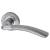 Polished/Satin Chrome Door Handles on Round Rose - Berkshire Range