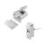 BS 3621:2007 Keyless Egress Nightlatch - 60mm Backset - Satin Chrome Case/Cylinder