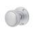 Satin Chrome Mortice Door Knob - 69mm Rose Diameter - Oxford Range