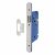 Architectural DIN Latch - 85mm Case - 60mm Backset - Radius - Polished Stainless Steel