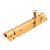 Straight Barrel Bolt - 75 x 25mm - Polished Brass