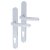 Premium Satin Silver uPVC Multipoint Door Handles - 92mm c/c - Balmoral Range