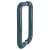 Anthracite Grey Nylon D-Bar Door Pull Handles - Back to Back - 220mm c/c