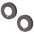Privacy Rose Cover - 52mm Diameter - Black Nickel