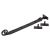 Curly Tail Casement Window Stay - 10"/250mm Length - Smooth Black
