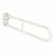 Hinged Support Grab Rail - 800 x 200mm - Stainless Steel - White Powder Coated