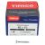 Twin Threaded Pozi Countersunk Wood Screws - 10 x 1 1/2" - Zinc Plated - Pack of 200