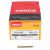 Solo Chippy Pozi Countersunk Wood Screws - 5.0 x 45mm - Yellow Zinc - Pack of 200