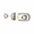 Y3 Nightlatch - 60mm Backset - Polished Chrome Case/Cylinder